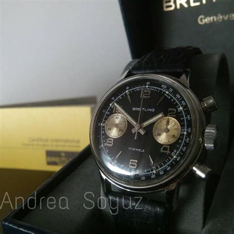 F.S. Extremely Rare 1972 Breitling Top Time Long Playing Ref.